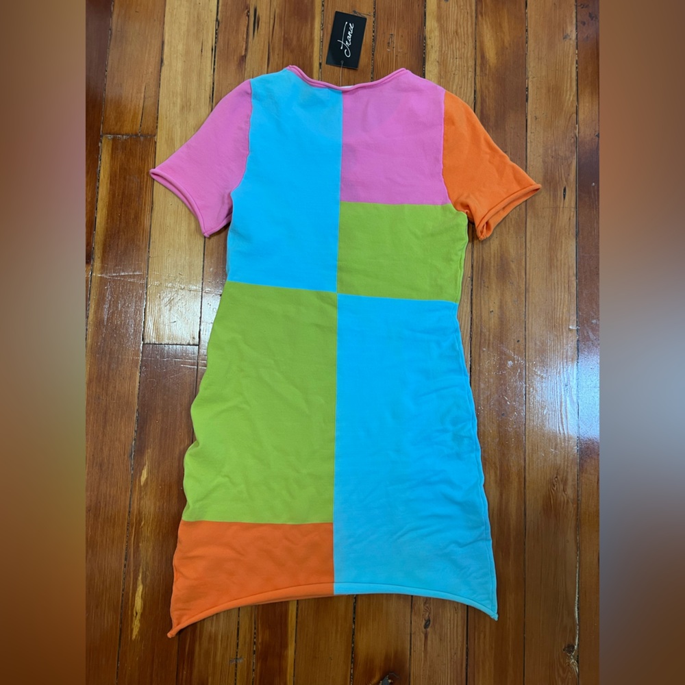 BNWT - Glamorous Multicolor Mini body con Dress - Picture 4 of 5